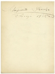 Pablo Picasso Autograph From 1916 -- With University Archives COA